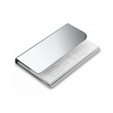 PHILIPPI - Face business card holder silver