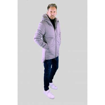 ZUMO - Halflange jas Aspen licht grijs