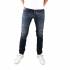 Denim Lab - Slim fit Jeans stretch basic wassing blauw (L33)