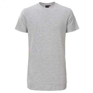 ZUMO - Sweat T-shirt long line Carpentino lichtgrijs