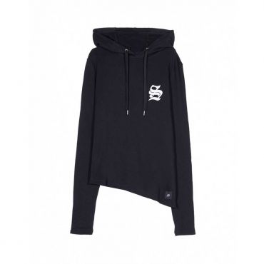 - Sweater hoodie zwart met sixth june logo