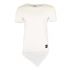 Sixth June - T-shirt asymetrisch off white met textuur