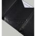 Exentri - Exentri slim wallet leer glad zwart met RFID bescherming
