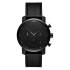 MVMT - Horloge Chrono 40mm black leather