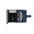 SECRID - Secrid mini wallet leer vintage blauw titanium