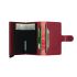 SECRID - Secrid mini wallet leer stitch magnolia rosso