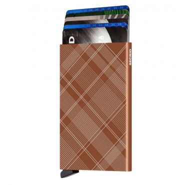 SECRID - Secrid card protector aluminium tartan roest gelaserd
