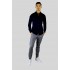 Y TWO Jeans Business Overhemd slim fit donkerblauw
