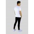 Uniplay T-shirt basic wit elastische ronde kraag