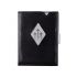 Exentri Exentri multi wallet leer glad zwart met RFID bescherming en muntvak