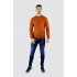 Y TWO Jeans Basic sweater oranje wassing