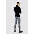 Uniplay Soft slim fit pull in black with turtle neck