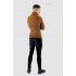 Uniplay Soft slim fit pull in camel with turtle neck