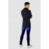 Uniplay Overhemd slim fit korte boord geruit blauw-wit