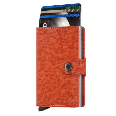 SECRID - Secrid mini wallet leer crisple orange